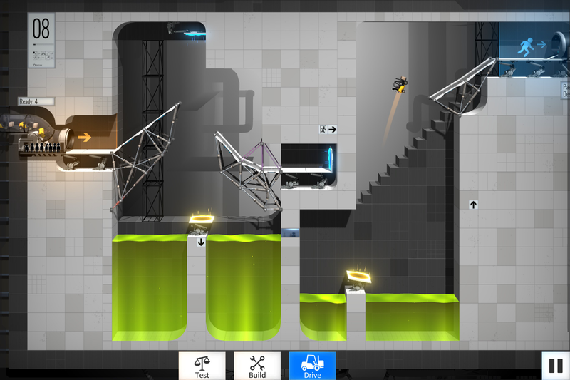 Illustration for article titled Bridge Constructor Portal Is Actually Pretty Good